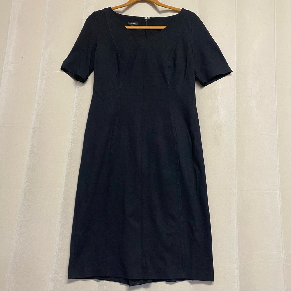 Talbots Women’s Dress Size 2 Shift Zip Back Business Casual Corpcore Office